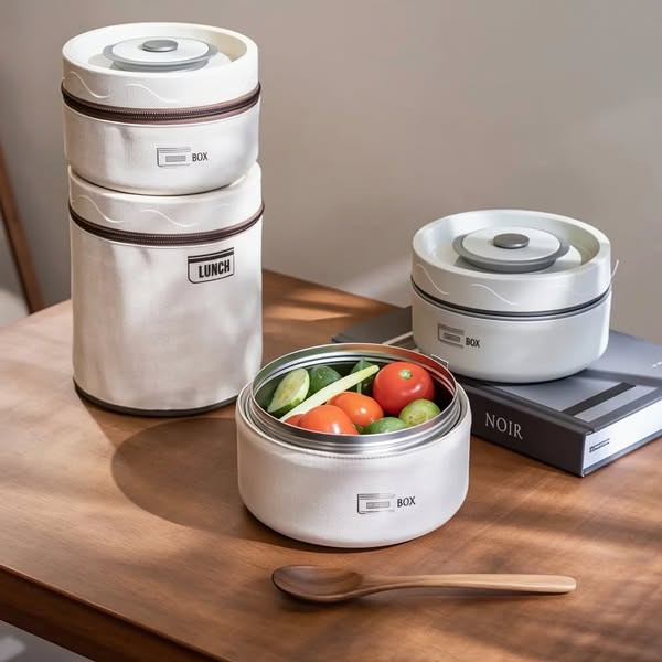 ( ৩ বাটি ) Thermal Lunch Box। ঠান্ডা খাবার আর খেতে হবে না