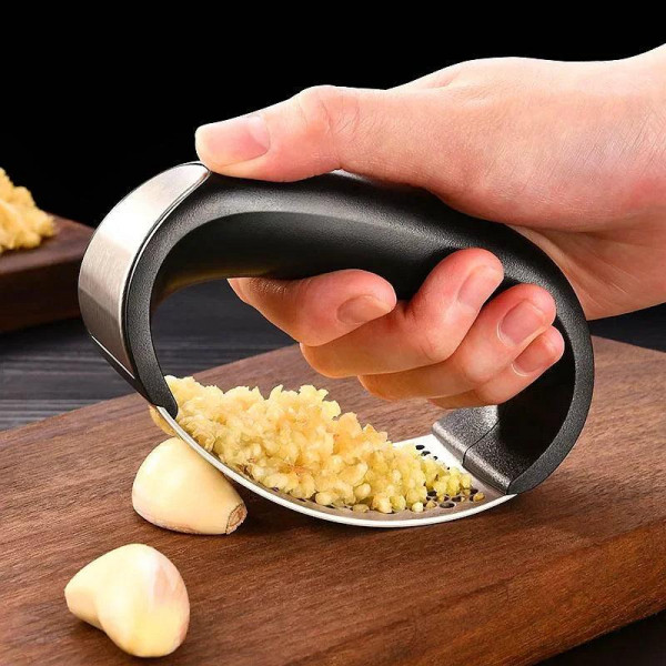 Stainless Steel Garlic Press (1 Pcs)