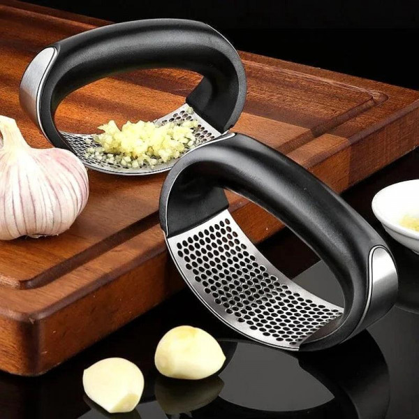 Stainless Steel Garlic Press (1 Pcs)