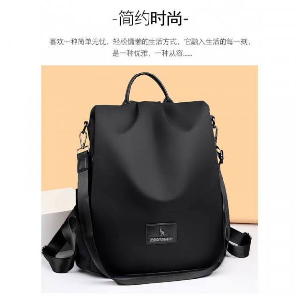 Updated Tote series 2 female backpack(কালো কালার)