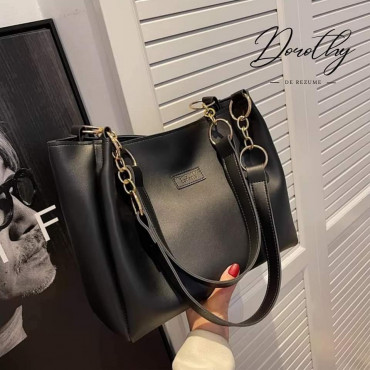 High Quality China Leather Bag ( Black  ) 