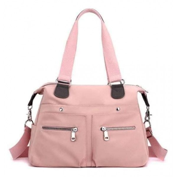 Women's Handbag Solid ( Pink colour )
