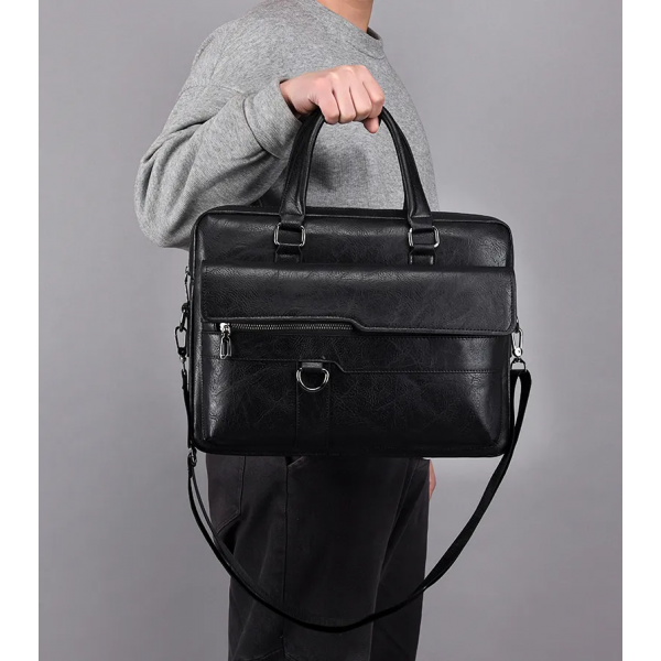 Premium Quality Official / Laptop Bag ( Black color )
