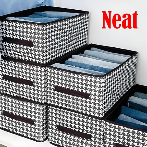 ( ২০ পিচ ) New Printed Cloth Storage Box ( ফ্রি ডেলিভারি )