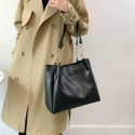 Premium Quality Women PU Leather Handbag (black)