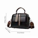 Luxury Design Soft PU Leather Lady Retro Handbag (চকলেট কালার)