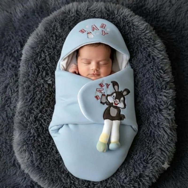 1 পিচ প্রিমিয়াম কোয়ালিটি Baby Blanket  (paste color)