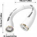 ( ২  পিস +ফ্রি ডেলিভারি ) Stylish Wearable Neck Fan ( ( 2000mAh ব্যাটারি—টানা ৪/৫ ঘণ্টা ব্যাকআপ )