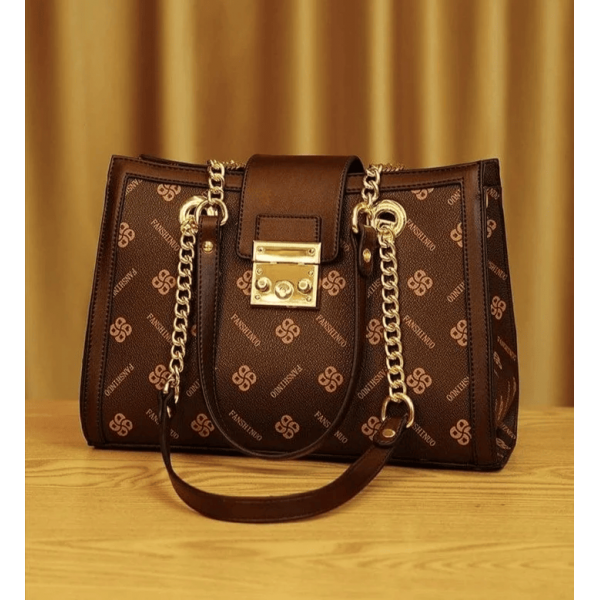 Best Selling Elegant Fanshinuo Leather Crossbody & Shoulder Bag.k6 (Coffee)