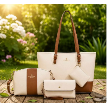 4 pcs Combo Woman bag ( white )