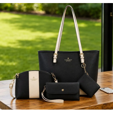4 pcs Combo Woman bag ( Black )
