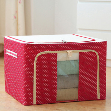 Oxford Fabric Clothes Storage Bag (Red Dot)