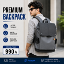 Travel-College & 16-Inch Laptop Backpack Large Capacity (Ash)