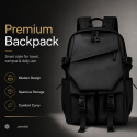  Stylish Waterproof Backpack (Black )