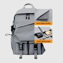  Stylish Waterproof Backpack (Ash )