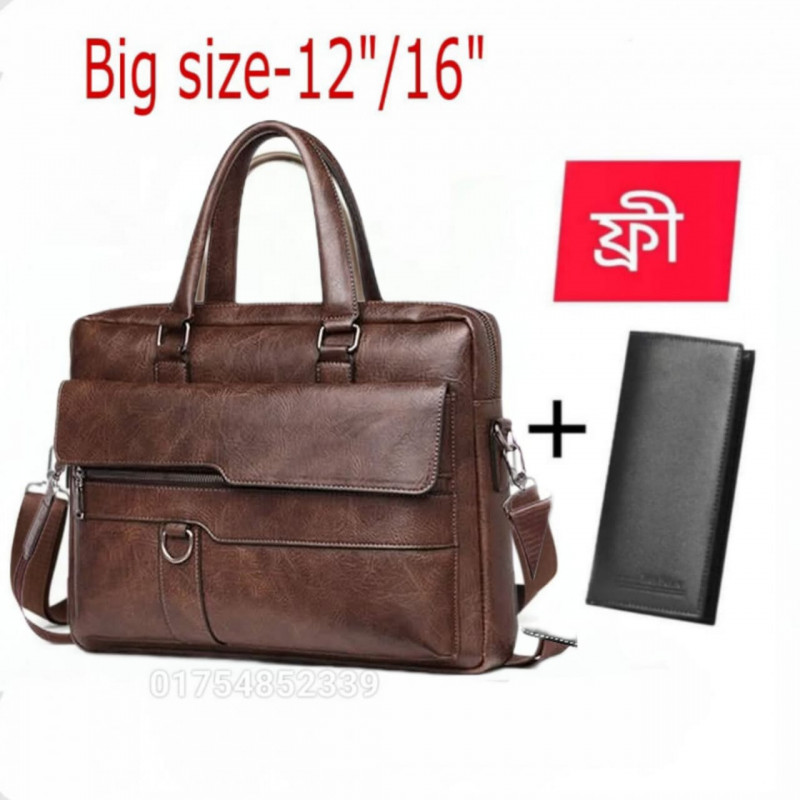 Briefcase Laptop Bag (Coffe)