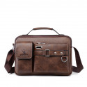 মাঝারি সাইজ (9"/13") কফি কালার Men's Shoulder Bag