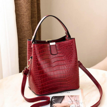 Crocodile Hands Bag(red)