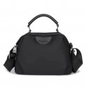Fashion Cowhide Shoulder Bag (Black)