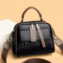 Genuine Soft Leather Handbag(Black)