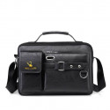 (৯"/১৪") Men's Shoulder Bag (Black)
