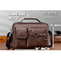  (১২"/১৬") কালো কালার।Men's Shoulder Bag