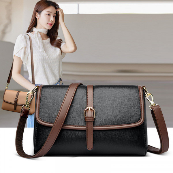 Genuine Soft Leather Handbag for Color:(Black ) Code : 70