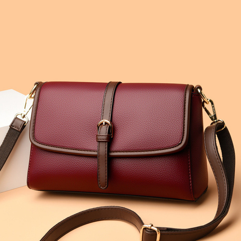 Genuine Soft Leather Handbag for Color:(Meroon ) Code : 70