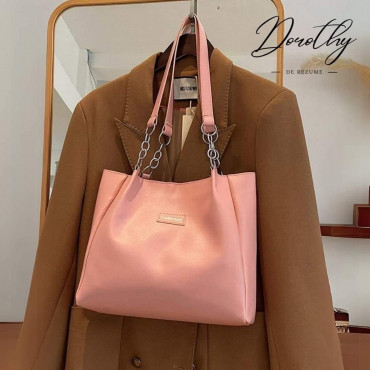 high Quality China Leather Bag (Pink colour)