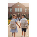 কোরিয়ান স্টাইল স্কুল ব্যাগ School Bag (Off-White)