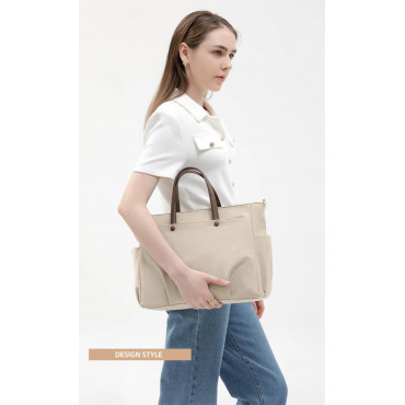 Women Large Capacity Outdoor Tote Bag (অফ হোয়াইট কালার)