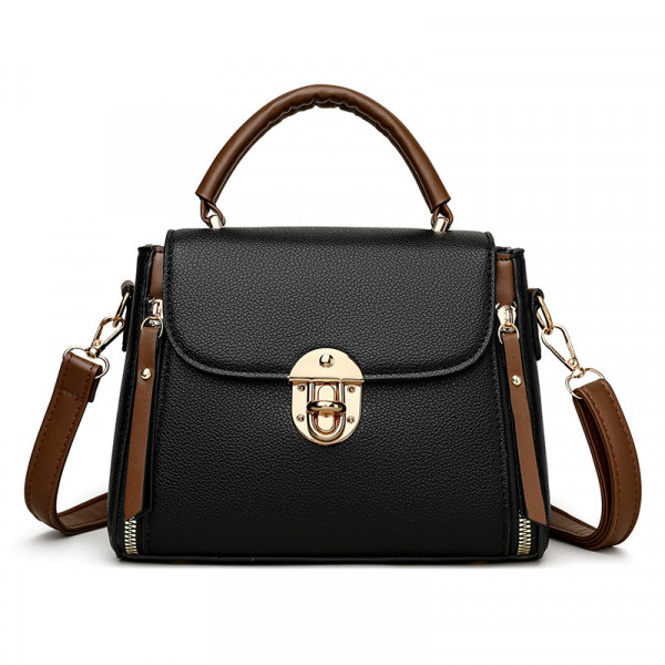 High Quality Kangaroo 2 Handbag-(Black colour)