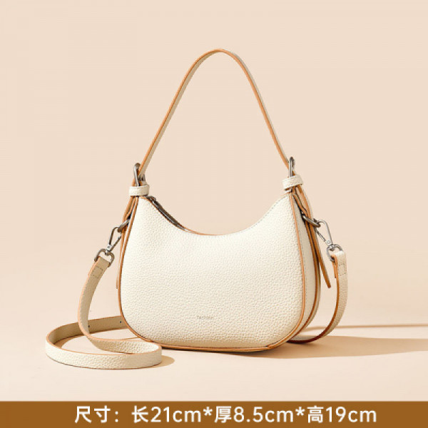 Trendy tote new style Women’s shoulder Bag (off-white)