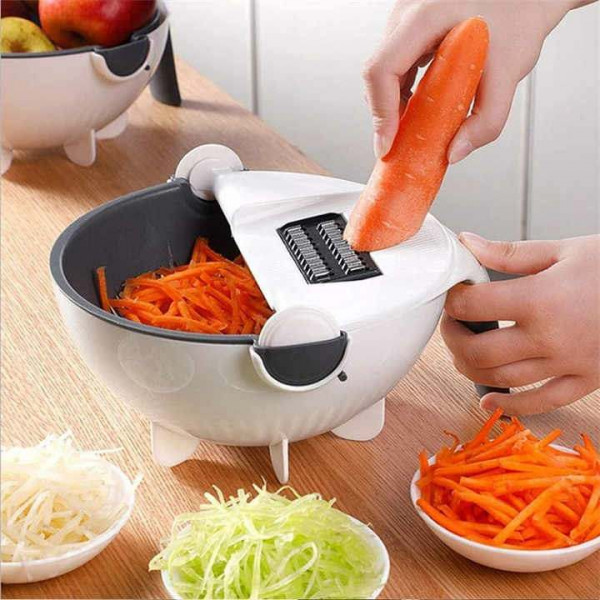  9in 1  Magic Rotate Vegetable Cutter 