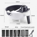  9in 1  Magic Rotate Vegetable Cutter 
