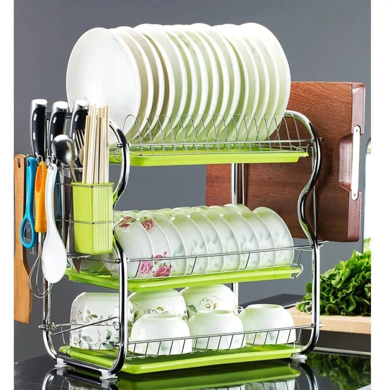 3 layer kitchen rack