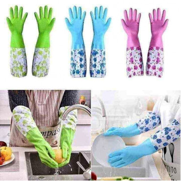Long Silicon Hand Gl...