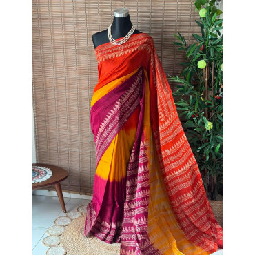 Rayon silk batik
