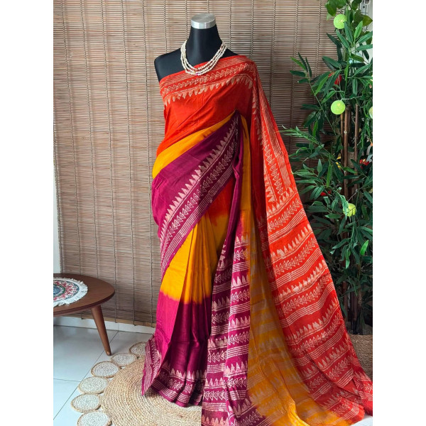 Rayon silk batik
