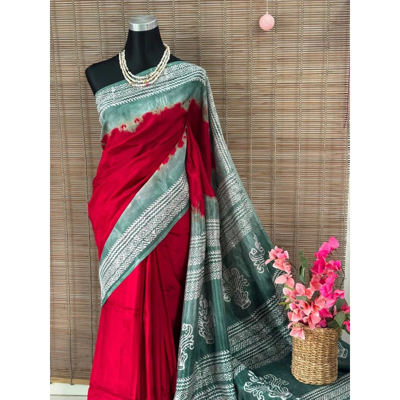 Rayon silk batik sha...