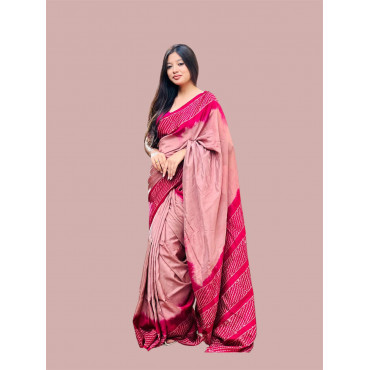 Rayon Silk batik sharee  