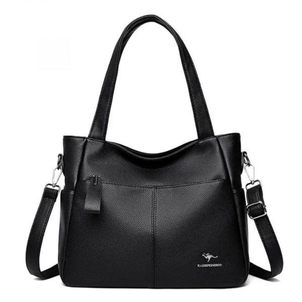 Ladies Elegant Shoulder & Crossbody Bag (Black)