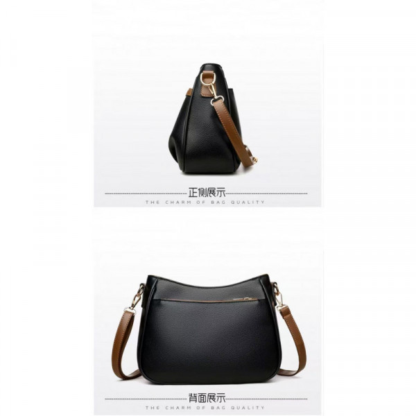 Fashion Shoulder Crossbody Bag (Brown)