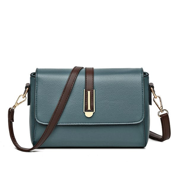 2 Genuine Soft Leather Handbag for Color:(blue) Code : 70