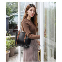Luxury cow leather Tote bag.(Black colour)