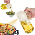 2 in1 Oil Sprayer Jar (China) ( গ্লাস বডি)( তিনটার মধ্যে যে কোন একটি কালার পাবেন) 