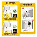 2 in1 Oil Sprayer Jar (China) ( গ্লাস বডি)( তিনটার মধ্যে যে কোন একটি কালার পাবেন) 