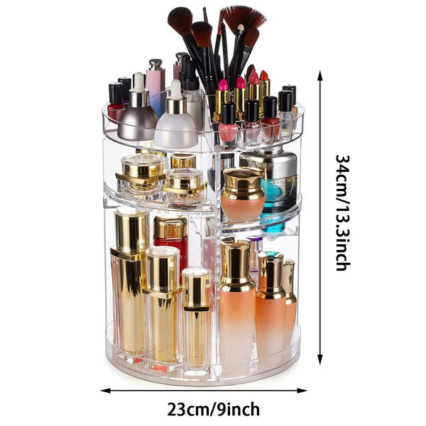 360° Rotating Cosmetic Organizer