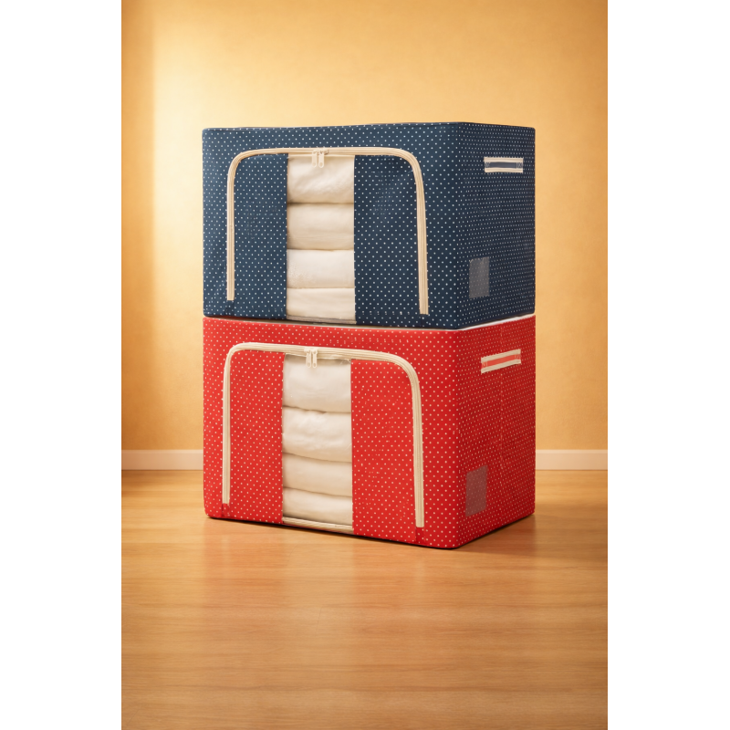 Blanket, Cloth & Comfort Storage Box (4 Pieces)