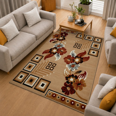 Premium Living Room Carpet (BrnD5)